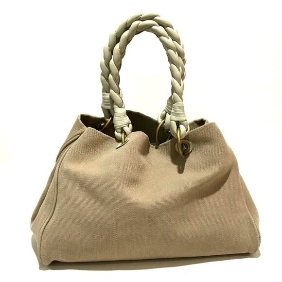 BOTTEGA VENETA 195976 Shoulder bag Braided handle Shawl Tote bag - Picture 1 of 9